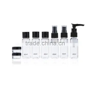 Travel Bottles for Makeup Cosmetic Toiletries Liquid Containers Leak Proof Portable Travel Accessories(Transparency) thumbnail-3