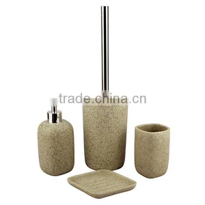 Funny Cheap Hot Sale High Quality Sandstone Bathroom Accessory Sets thumbnail-1