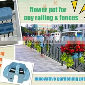 Garden Fence Pot Best Selling Products Wooden Flower Pot Planter thumbnail-2