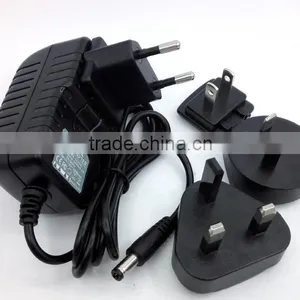 Interchangeable Mains Connectors Switching Power Supply 12V 2A ac Adapter thumbnail-1
