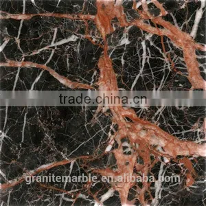 High Quality Azalea Red Marble For Bathroom/Flooring/Wall Etc & Marble Tiles & Slabs For Sale With Low Price thumbnail-1