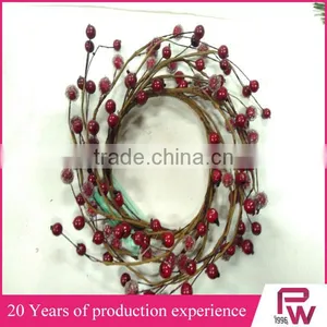 Factory Direct Sales Christmas Candle Wreath Decorative Wreath thumbnail-3