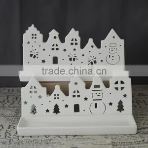 Christmas Indoor Decoration Tealight Plate Holder Silver Colour Wholesale thumbnail-5