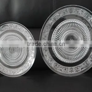 Transparent Hot Selling Round Glass Plate thumbnail-1