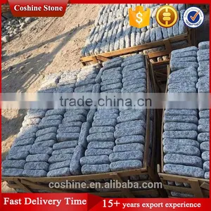 Coshine Stone Provided Grey G603 Granite Tumbled Cobble Paving Stone thumbnail-5