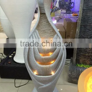 Resin Water Fountain With Led Light thumbnail-1