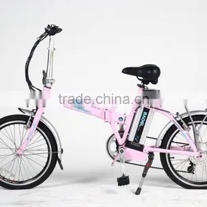 20 Inch 250w Electric Folding Bike 6061 Aluminum Alloy Electric Bikes thumbnail-6