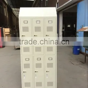 Six-doors Color Metal Locker Steel Swimming Pool Locker thumbnail-1