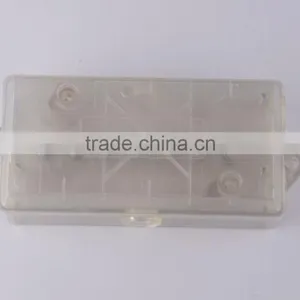 S80527 Transparent Box 7 Way Trailer Wire Junction Box Camper Truck Weather Proof RV Light Cord Plug thumbnail-1