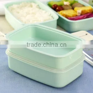 Clear Divided Food Container Bento Lunch Box 4-Compartment Airtight Storage Lid,hot New Product for 2015,plastic Lunch Bento Box thumbnail-3