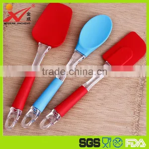 Food Grade High Quality Silicone Scraper Knife and Silicone Spoon Set thumbnail-1