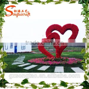 New Style Artificial Grass Topiary Garden Decoration Sculpture Artificial Grass Topiary thumbnail-6