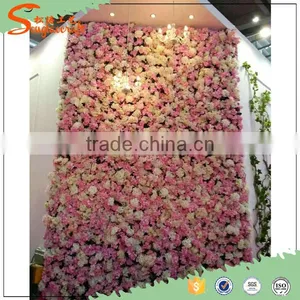 Best Wedding/Event/Home Artificial Silk Hydrangea Rose Flower Wall thumbnail-5