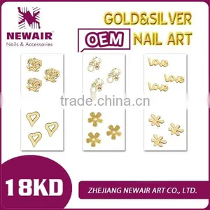 Newair New Products 2016 18KD Glod 3d Metal Nail Decorator thumbnail-1