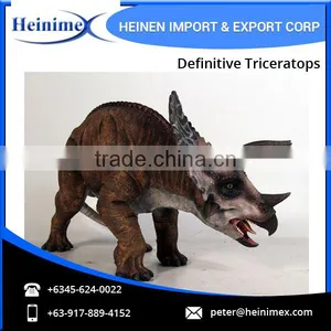 High Quality Amusement Park Equipment Animated Definitve Triceratops thumbnail-2