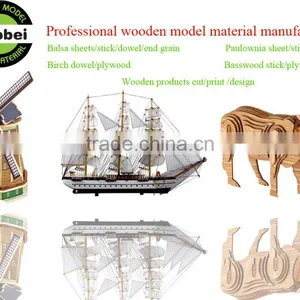 China ShangHai Factory Custom Wood DIY Models Ice Cream Stick for Models thumbnail-3