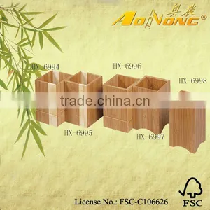 Bamboo Utensil Holder With Food Safe Standard thumbnail-1