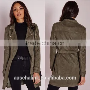 Best Selling Girls Faux Suede Biker Jacket Low Price thumbnail-6