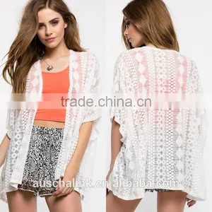 Latest Ladies Fashion Crochet Cardigan Customized Low Price thumbnail-6