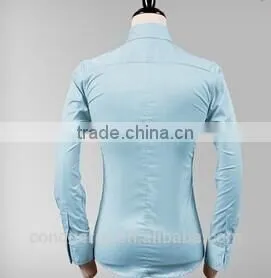 Modern ,Clean-cut Dress Shirt,Men Shirt BSRT0103 thumbnail-2
