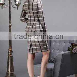 Fashion Ladies Skirt Suits Custom Women Suit WMS30 thumbnail-1