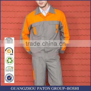 OEM Mechanical Workshop Summer Long Sleeve Cotton Men Work Uniform Shirt thumbnail-1