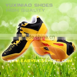 High Top Indoor Women and Men Tennis Shoes Made in Jinjiang for Adults Badminton Sport thumbnail-1
