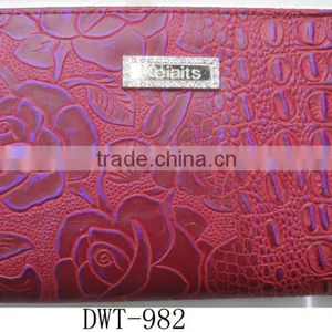 New Hot Lady pu Leather Croco Rose Hot Wallet thumbnail-2