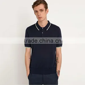 China Factory Trendy Cotton Pique Polo Shirt 100% Hemp Polo Shirt thumbnail-1