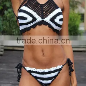 Fashion Hot Women Sexy Handmade Crochet Brazilian Bikini 2016 New Swimwear Swimsuit thumbnail-1