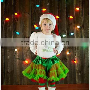 Wholesale Girls PettiSkirts Elastic Waistband Skirts Girls Chiffon Skirts Red Polka Dot Skirt Boutique Fluffy Pettiskirt thumbnail-4