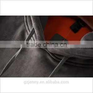 2017 Chinese Wholesale Custom Competitive Price Casual Zip Velvet Tracksuit thumbnail-5