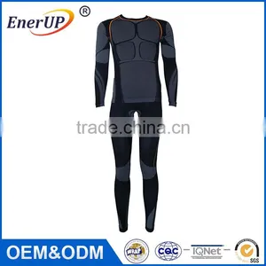 2017 Men Thermal Underwear Winter Thermal Suit 3 Layers Long Johns thumbnail-1