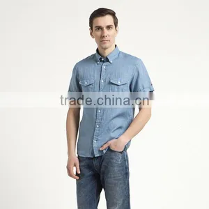 OEM Fashion Hemp T Shirts for Man Polo Shirt Design thumbnail-1