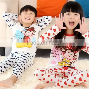 Custom Wholesale Comfortable Beautiful Printed Children's Pajamas thumbnail-1