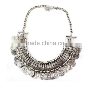 Fashion China Vintage Tassel Sweater Necklace thumbnail-2