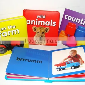 Children Color Carton Book Printing Custom Case Bound Board Book With Glossy/matt Vanish thumbnail-3