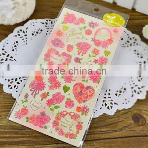 Custom Carton Paper Sticker Gold Stamp Sticker for Decoration DIY Sticker thumbnail-3