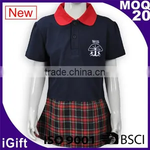 Custom Professional 100% Cotton School Uniform Design Skirt Kindergarten Uniform thumbnail-1