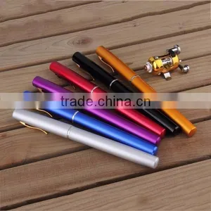 Aluminum Alloy Ice Fishing Rod With Baitcasting Reel Fishing-tackle Pocket Pen Fishing Rod thumbnail-3