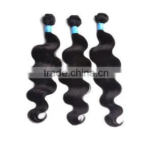 Body Wave Peruvian Human Hair Weaves Wavy Black Rose Unprocessed Virgin Peruvian Hair Extensions thumbnail-1