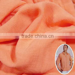 Bamboo Slubby Yarn Fabric 100% Bamboo Woven for T Shirt Fabric thumbnail-1
