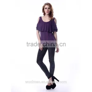 Handmade Printed Best Sell Women's Sheer t Shirt thumbnail-2