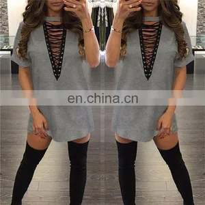 Top Grade Unique Design Lady Heavy Weight Cotton T-shirts thumbnail-3