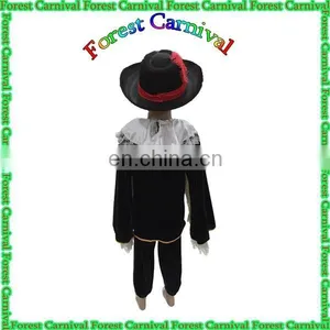 TZ-8240 Black King Boy King Costume For Kids thumbnail-4