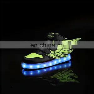 Wholesale Children Kid USB Rechargeable LED Luminous Light Shoes Kids thumbnail-6