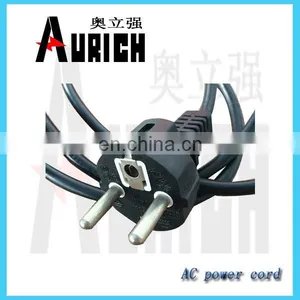 ac Power Cable eu Ground 220 Volt Power Plug Tail Plug Power Cord thumbnail-4