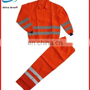 Fluorescent Yellow/orange Reflective Work Suit/safety Work Wear thumbnail-2
