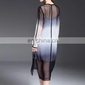 Women Chiffon Loose Two Pieces Wholesale Elegant Summer Long Dress thumbnail-3