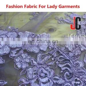 NYLON MESH EMBROIDERED High Quality Fabric thumbnail-3